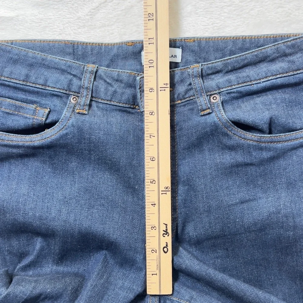 Peter Millar Crown Straight Leg Jeans Mens Sz 32x30 Blue Stretch Denim Dark Wash